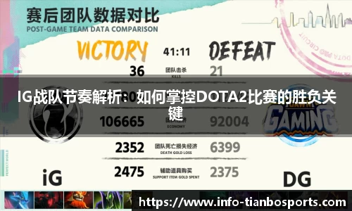 IG战队节奏解析：如何掌控DOTA2比赛的胜负关键